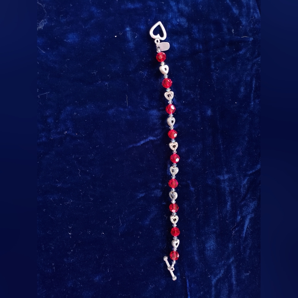 Ruby Silver Bracelet - image 1